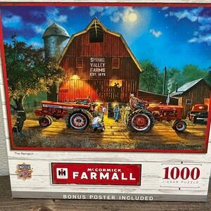 Master Pieces‎ McCormick International Tractor Puzzle 1,000 Pc "The Rematch